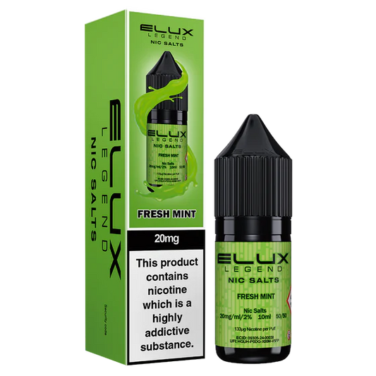 Fresh Mint Nic Salt E-Liquid by Elux Legend