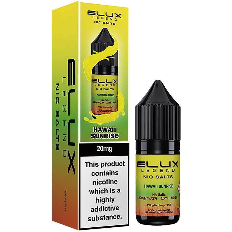 Hawaii Sunrise Nic Salt E-Liquid by Elux Legend