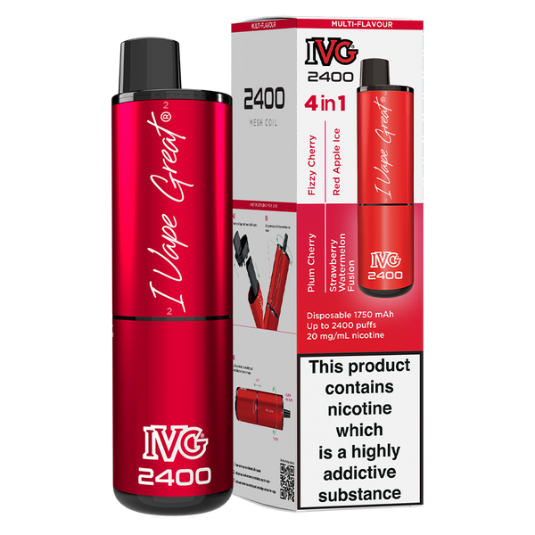 Red edition ivg 2400 disposable device