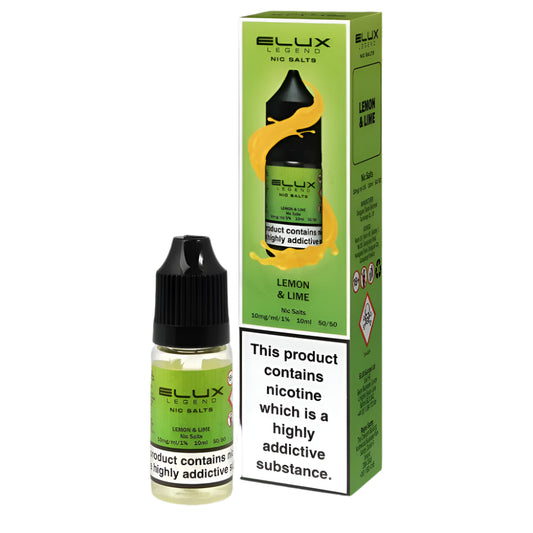 Lemon & Lime Nic Salt E-Liquid by Elux Legend