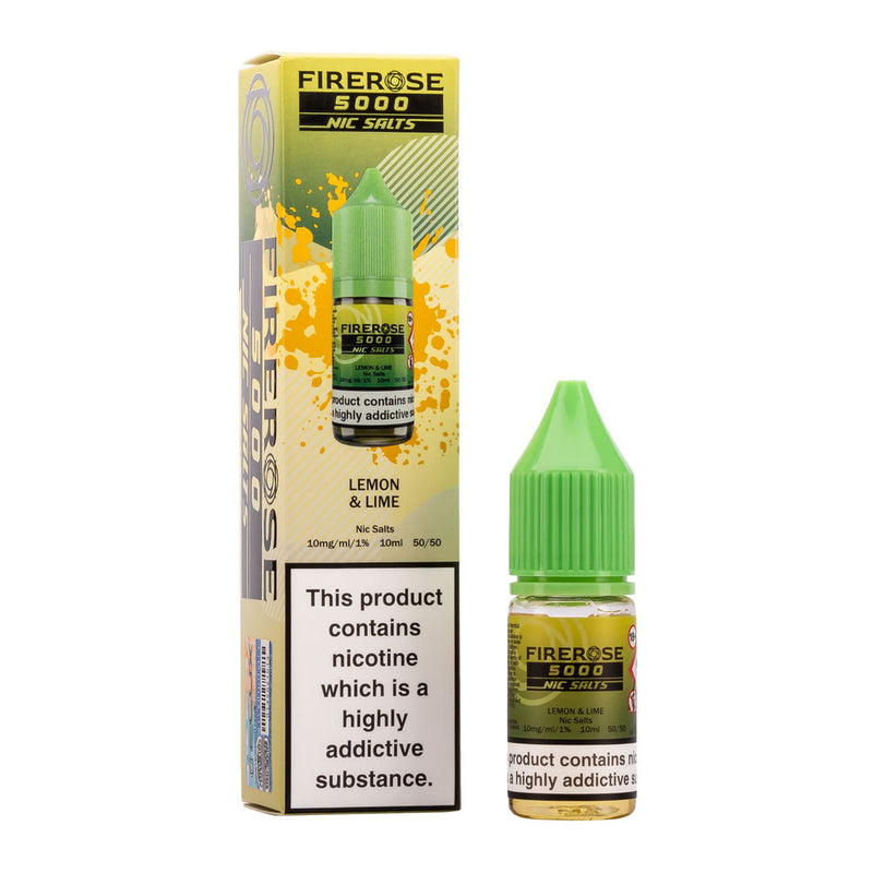 Lemon & Lime Nic Salt E-Liquid by Elux Firerose 5000