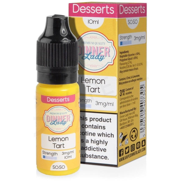 Lemon Tart E-Liquid by Dinner Lady