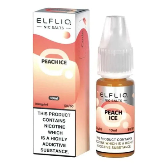 Peach Ice Nic Salt E-Liquid by ELFBAR Elfliq