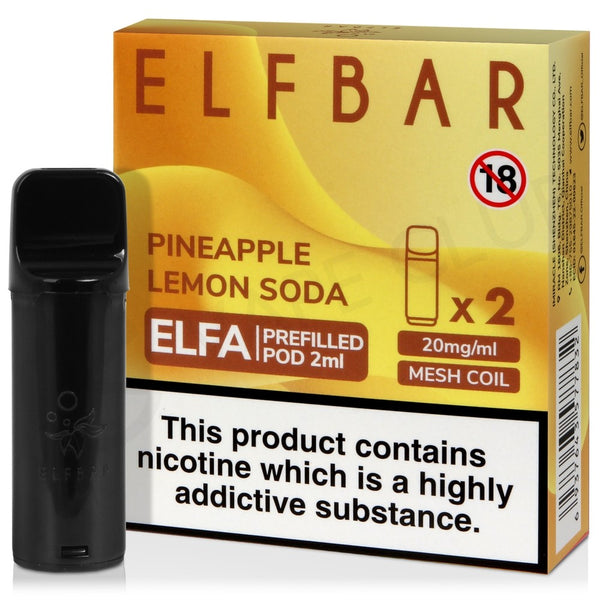 Pineapple Lemon Soda Elf Bar Elfa Prefilled Pod