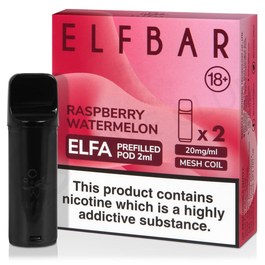 Raspberry Watermelon Elf Bar Elfa Prefilled Pod