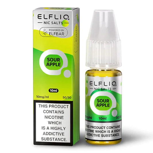 Sour Apple Nic Salt E-Liquid by ELFBAR Elfliq