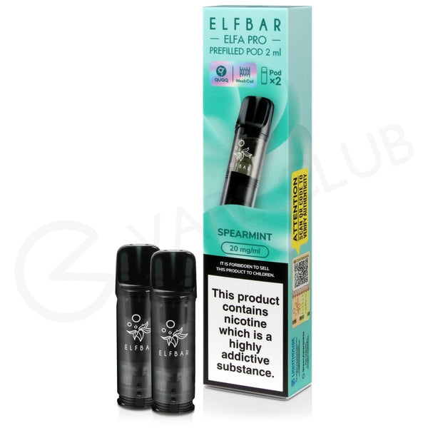 Spearmint Elf Bar Elfa Pro Prefilled Pod