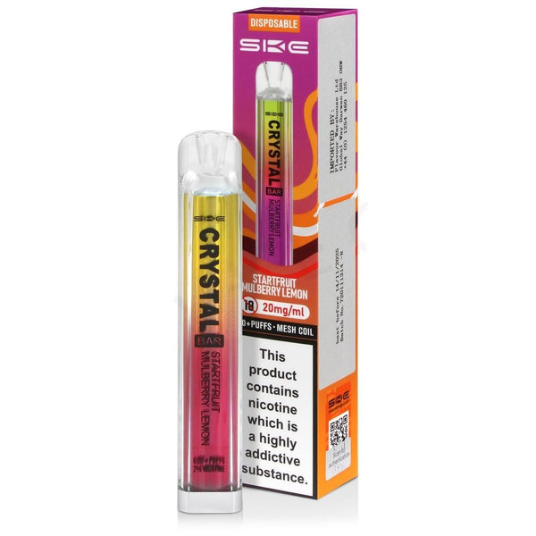 Starfruit Mulberry Lemon Crystal Bar Disposable Vape