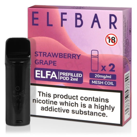 Strawberry Grape Elf Bar Elfa Prefilled Pod