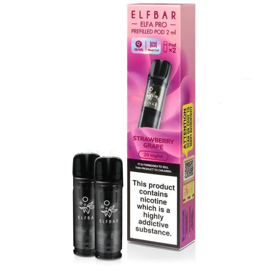 Strawberry Grape Elf Bar Elfa Pro Prefilled Pod