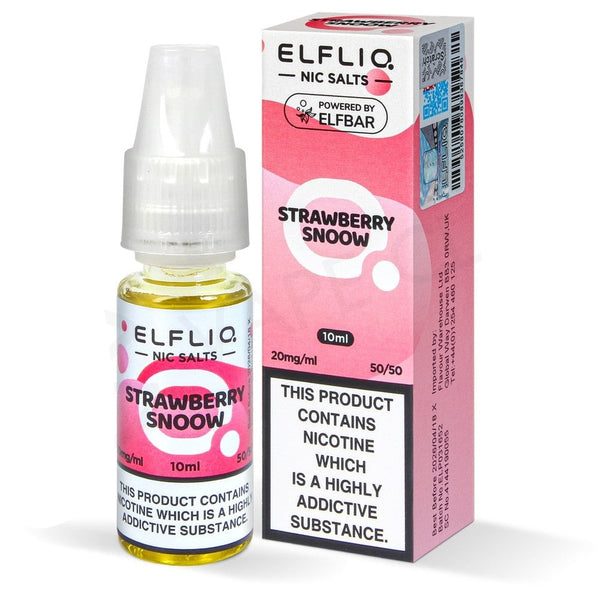 Strawberry Snoow Nic Salt E-Liquid by Elf Bar Elfliq