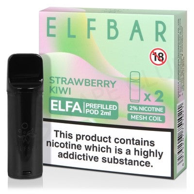 Strawberry Kiwi Elf Bar Elfa Prefilled Pod