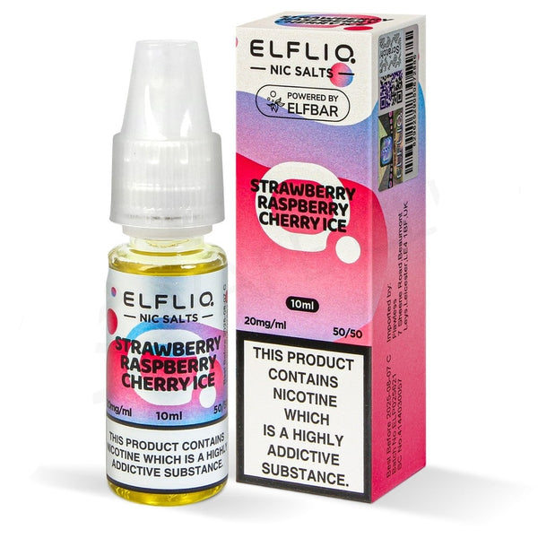 Strawberry Raspberry Cherry Ice Nic Salt E-Liquid by Elf Bar Elfliq