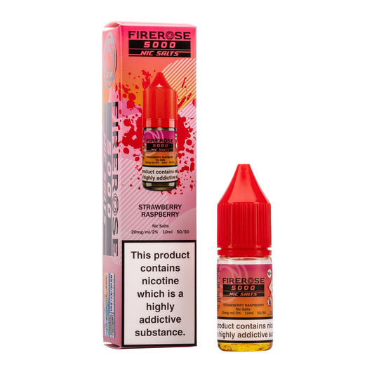 Strawberry Raspberry Nic Salt E-Liquid by Elux Firerose 5000