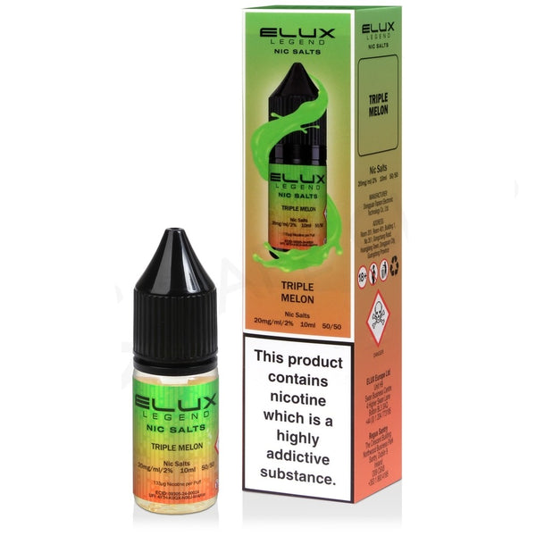 Triple Melon Nic Salt E-Liquid by Elux Legend