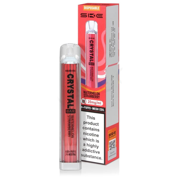 Watermelon Strawberry Crystal Bar Disposable Vape